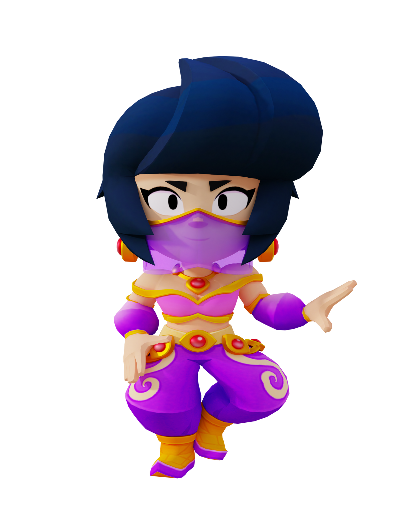 Brawl Stars Bibi Dancer by SymbioteBSRenders on DeviantArt