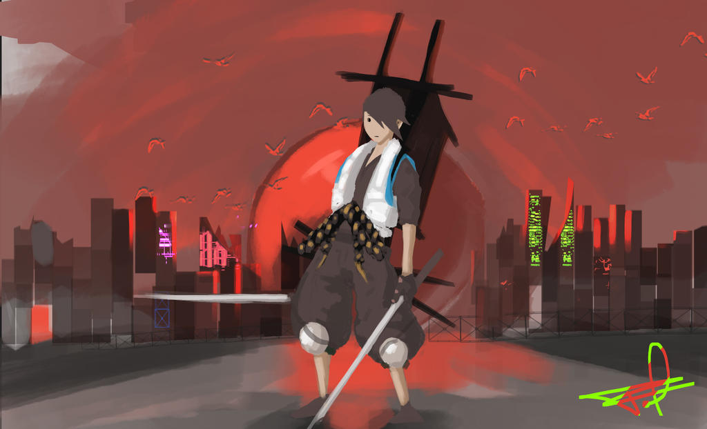 sunset by RaccoonDeviant on DeviantArt