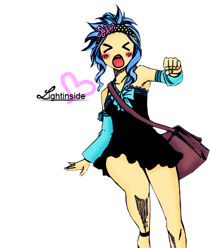 Levy render. PNG by xLightinside on DeviantArt