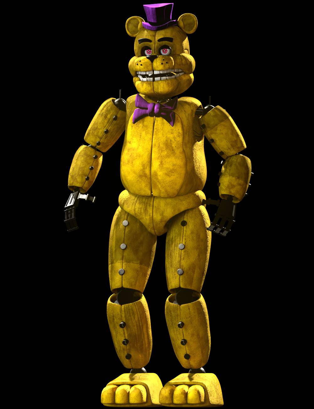Trtf Models Fredbear from trtf 2 rebuilt render by lovkjae on DeviantArt