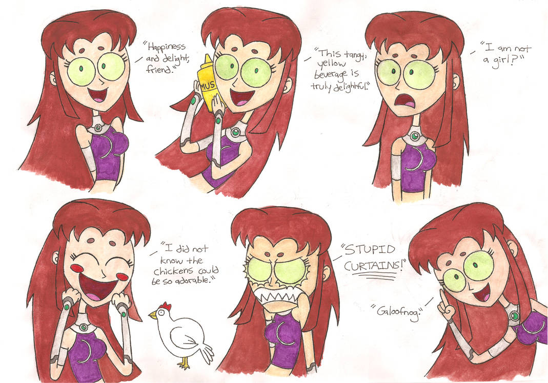 Starfire Says the DARNDEST Things by nerdsman567 Starfire Says the DARNDEST Things by nerdsman567
