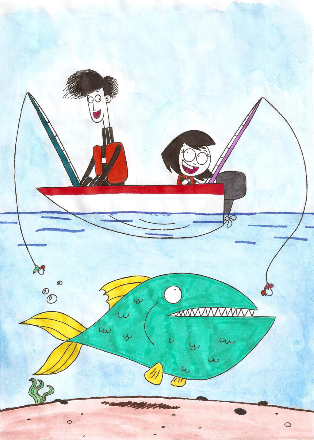 BIG Fishing by nerdsman567 on DeviantArt