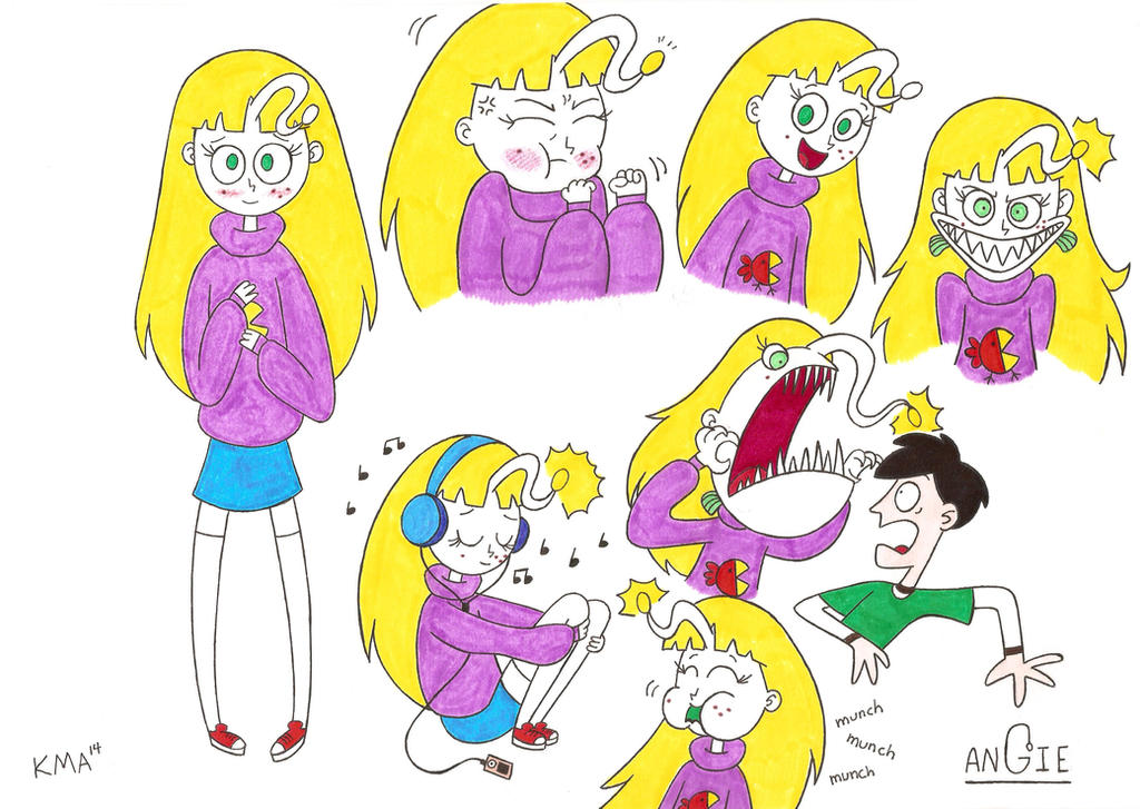 Angie, The Anglerfish Girl by nerdsman567 Angie, The Anglerfish Girl by nerdsman567