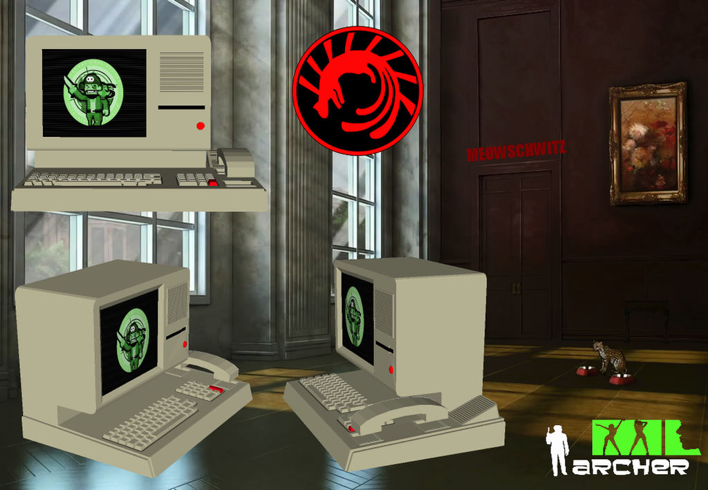 Archer Computer Pepakura... by pepERIKura on DeviantArt