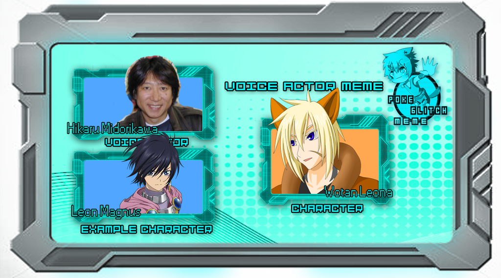 PG Voice Actor Meme by akilhant on DeviantArt