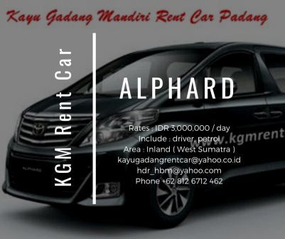 Sewa Alphard Padang5