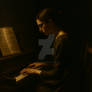 POEMSONG - A Woman at the Piano (Spinet)
