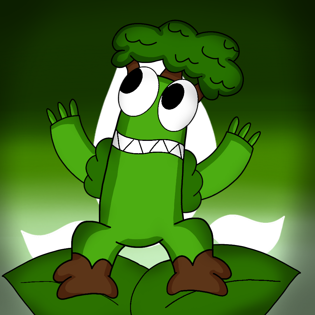 Green (rainbow friends) by wixlov on DeviantArt