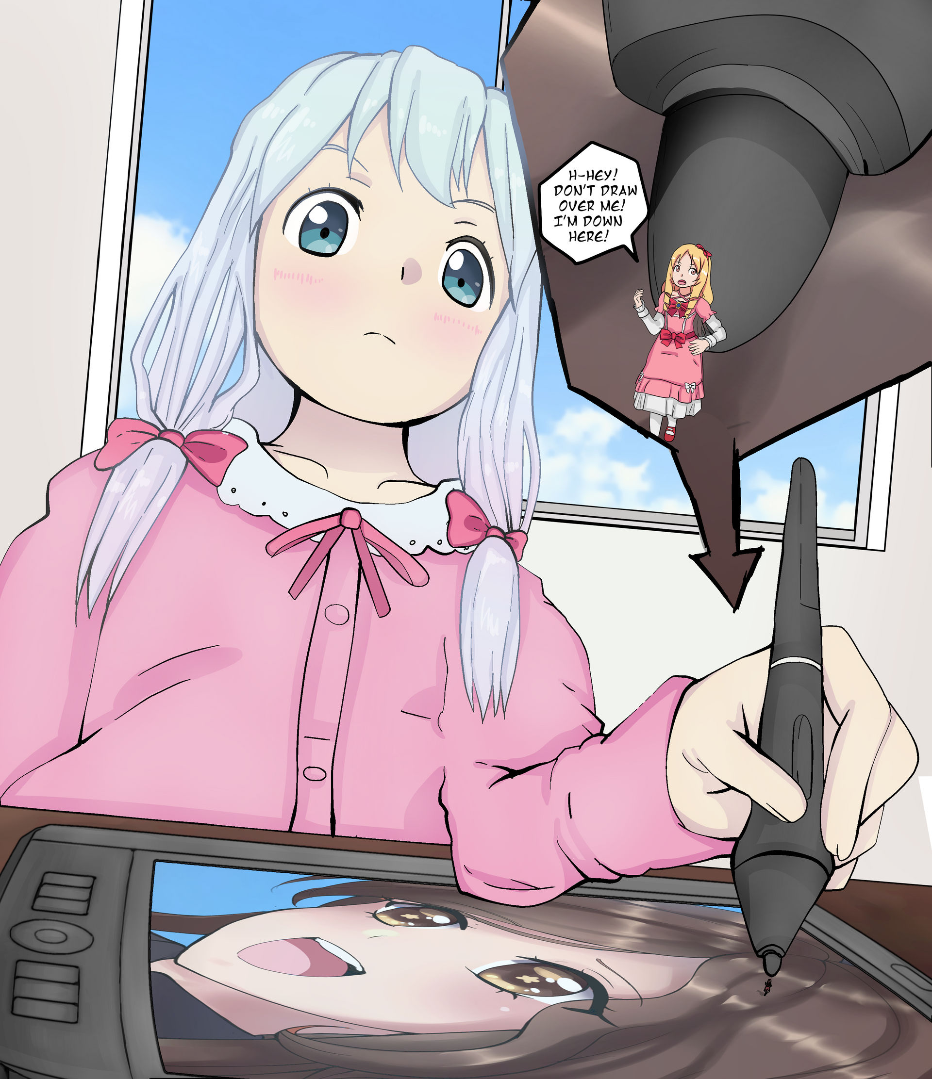 Saggerai Sagiri at Work by GreenMatcha on DeviantArt