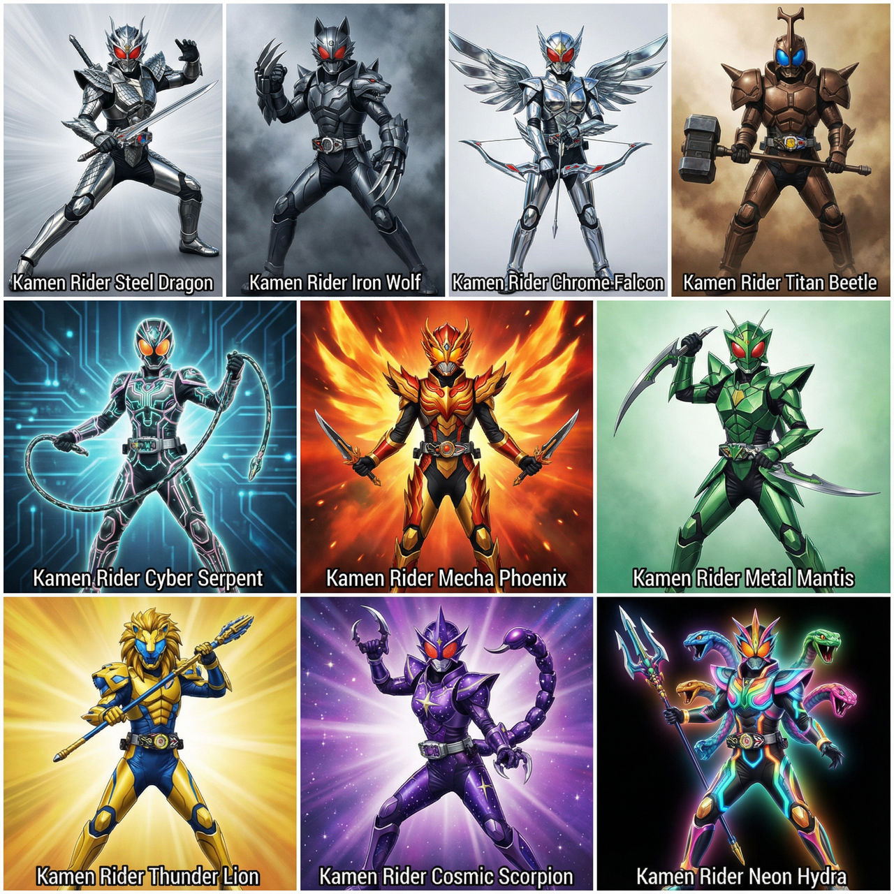 Female Riders. Rider Version TESTING. by DecadeSnake on DeviantArt