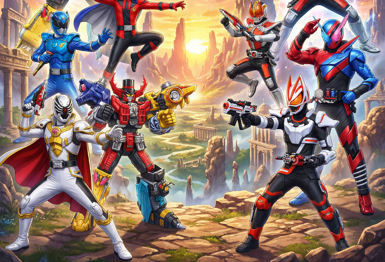 Sentai Rider Kick In 2027: Sentai and Rider Anniversary. by DecadeSnake on DeviantArt