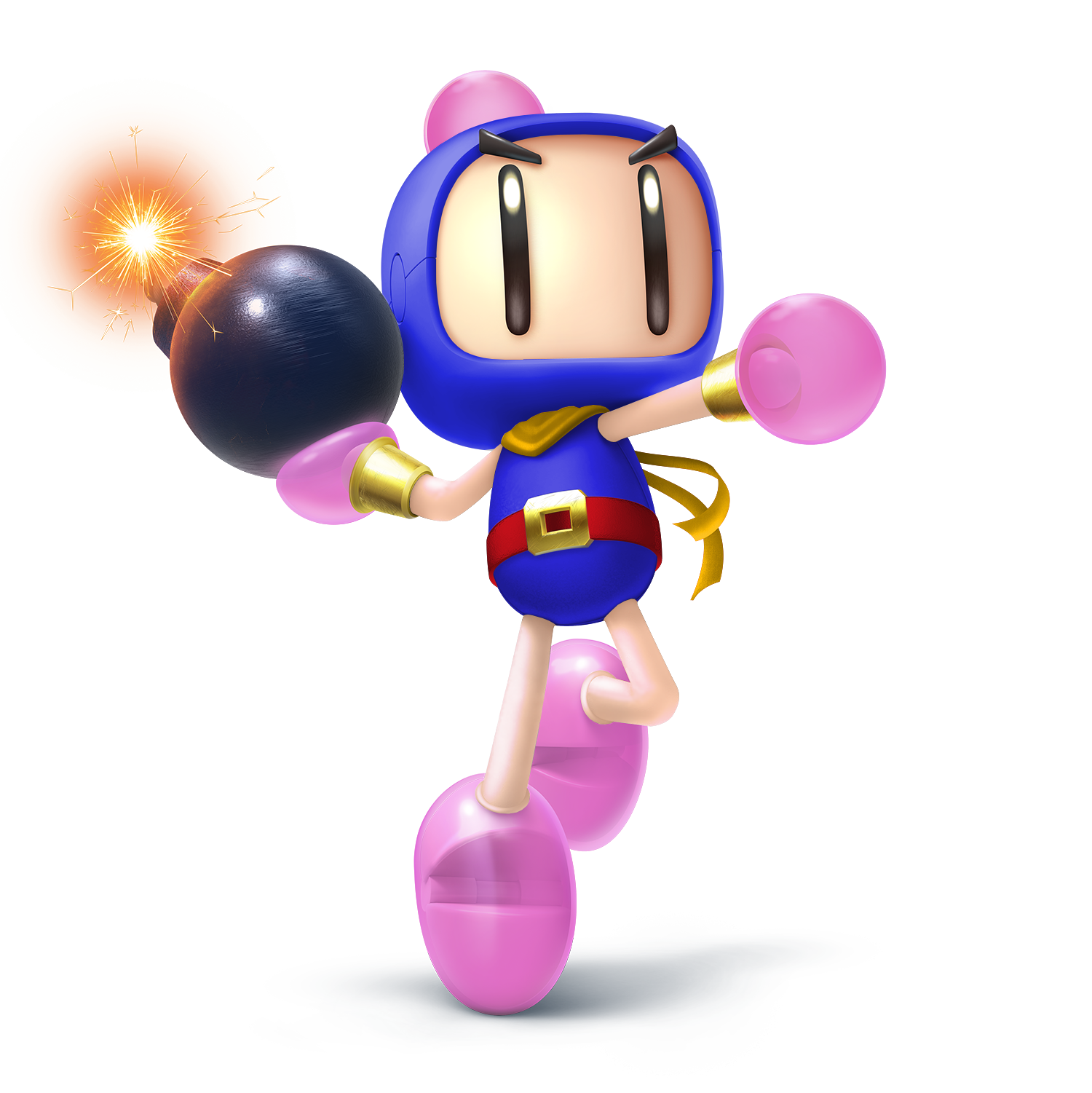 SSB5 Bomberman - Blue Bomberman Alt