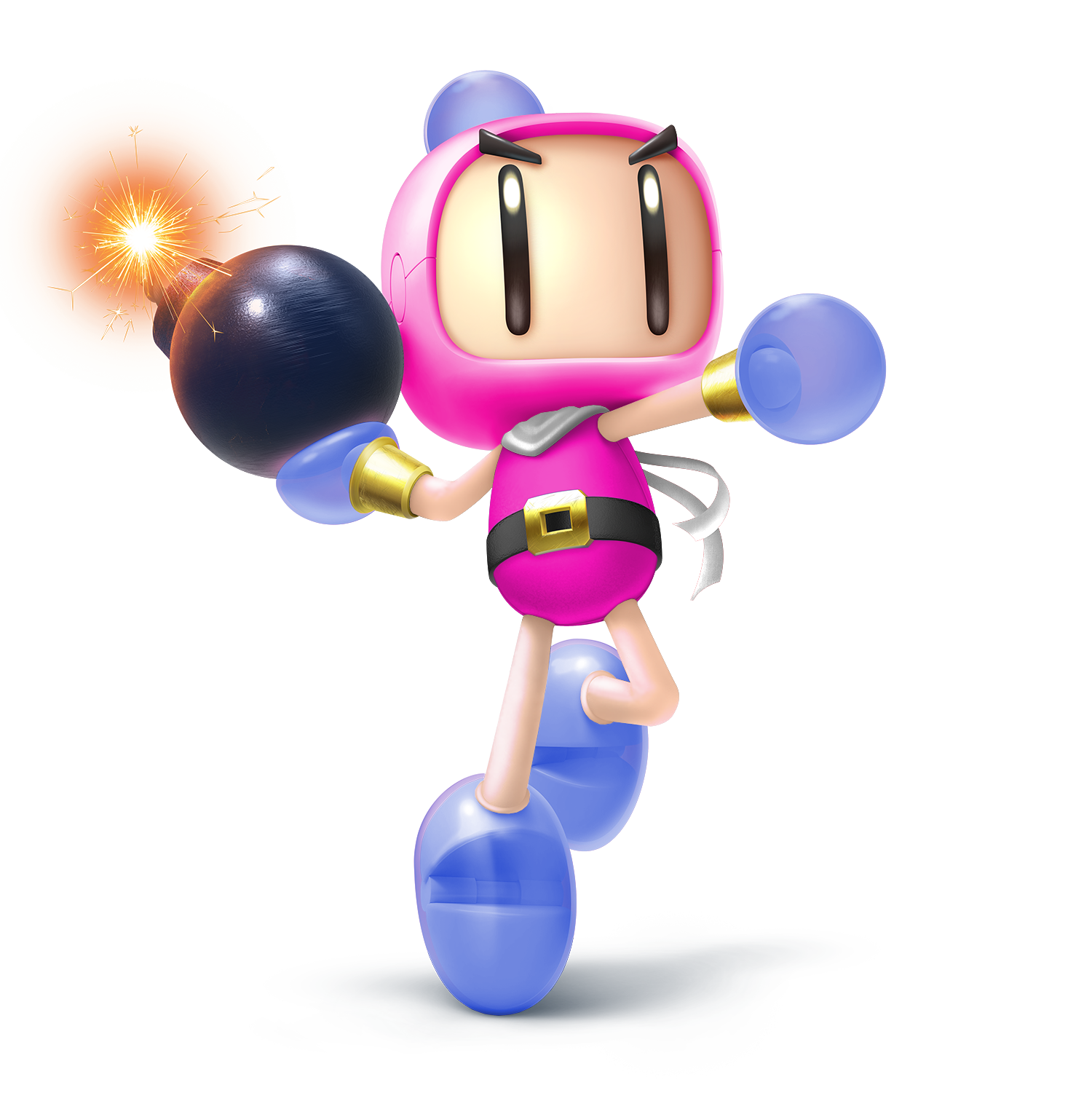 SSB5 Bomberman - Pink Bomberman Alt