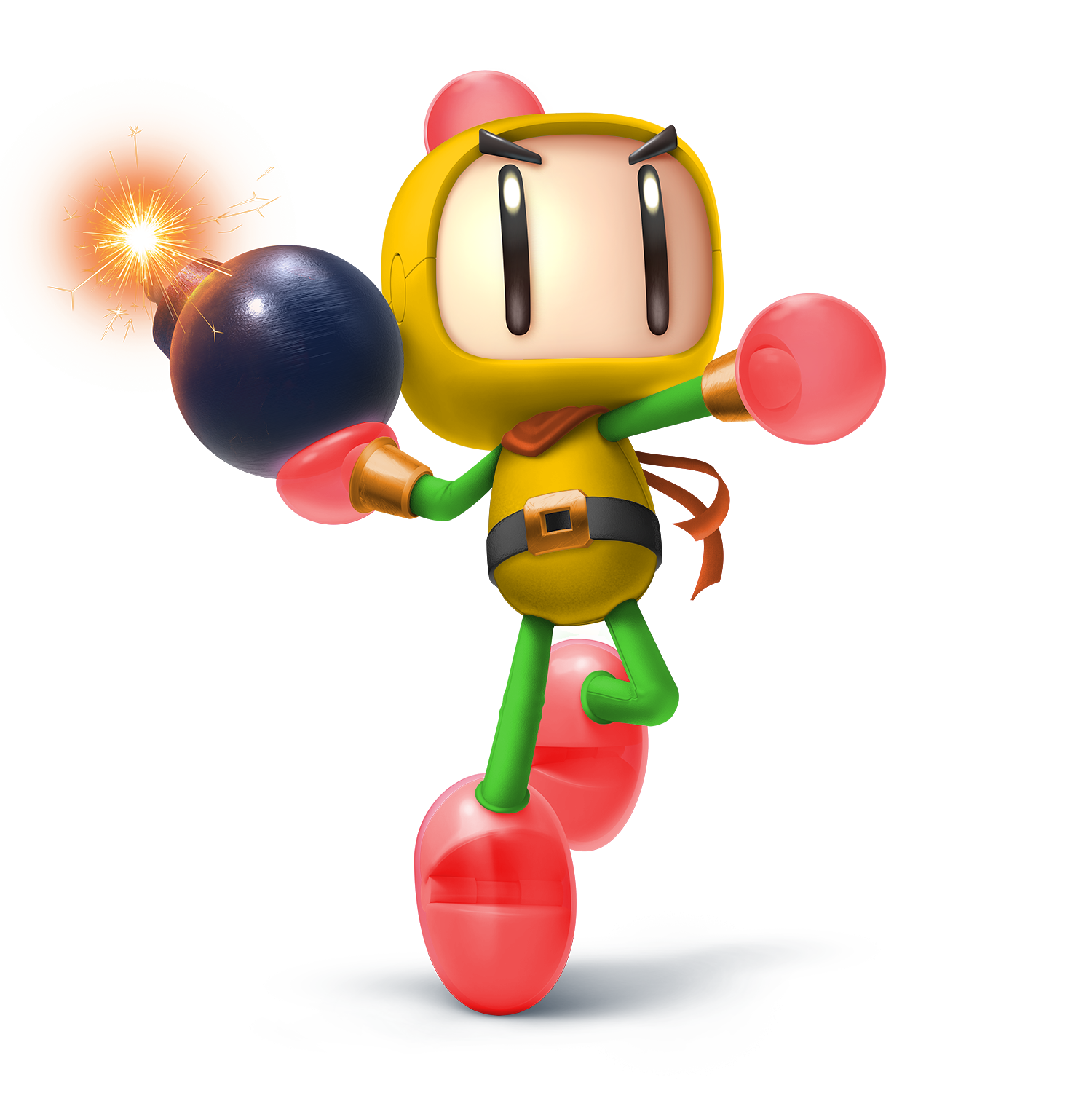 SSB5 Bomberman - Yellow Bomberman Alt