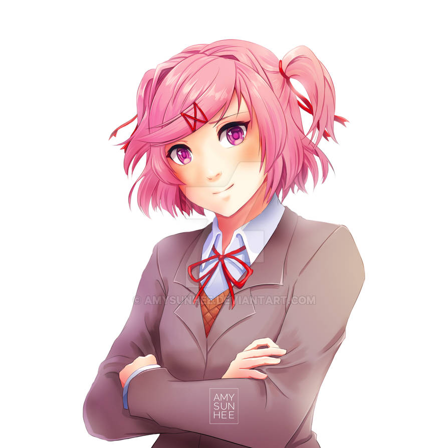 Natsuki Simple Natsuki by AmySunHee on DeviantArt