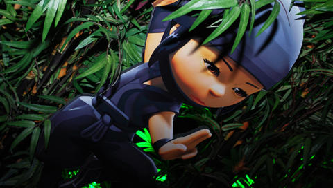 PSP Wallpaper Mini Ninjas 1