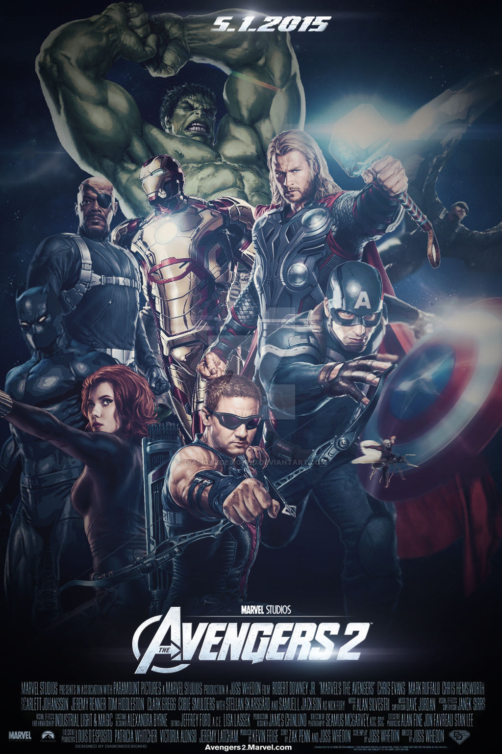 The Avengers 2 (FAN-MADE) Movie Poster