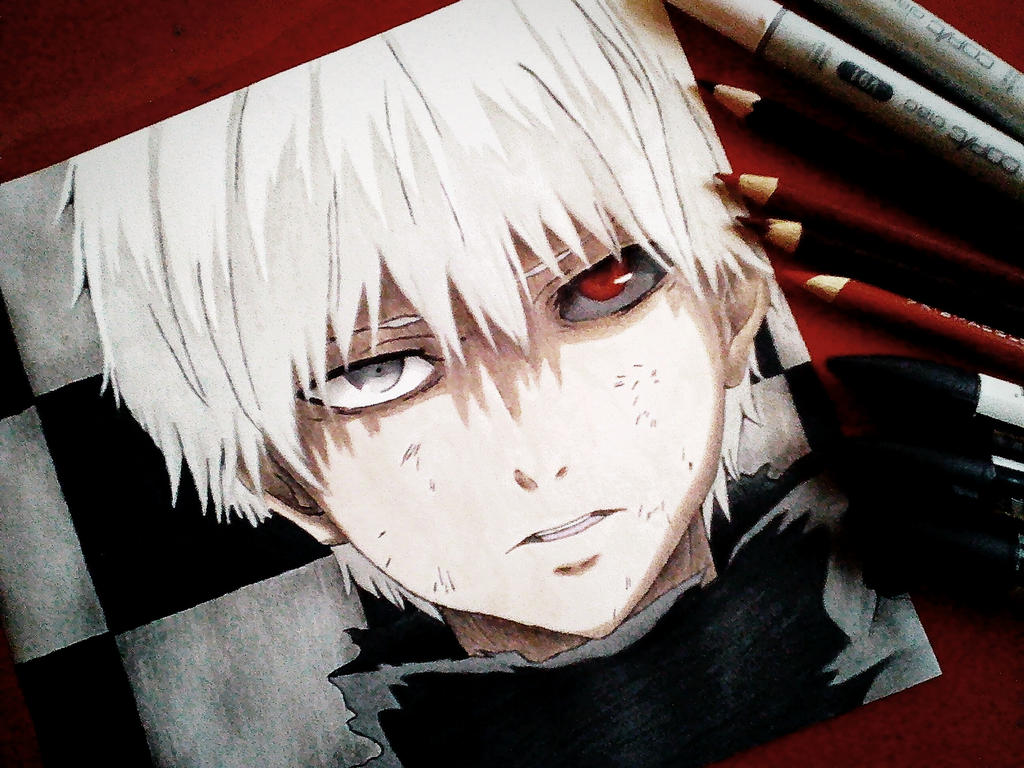 Dessin de Kaneki Ken Drawing of Kaneki by ArthurDraw56 on DeviantArt