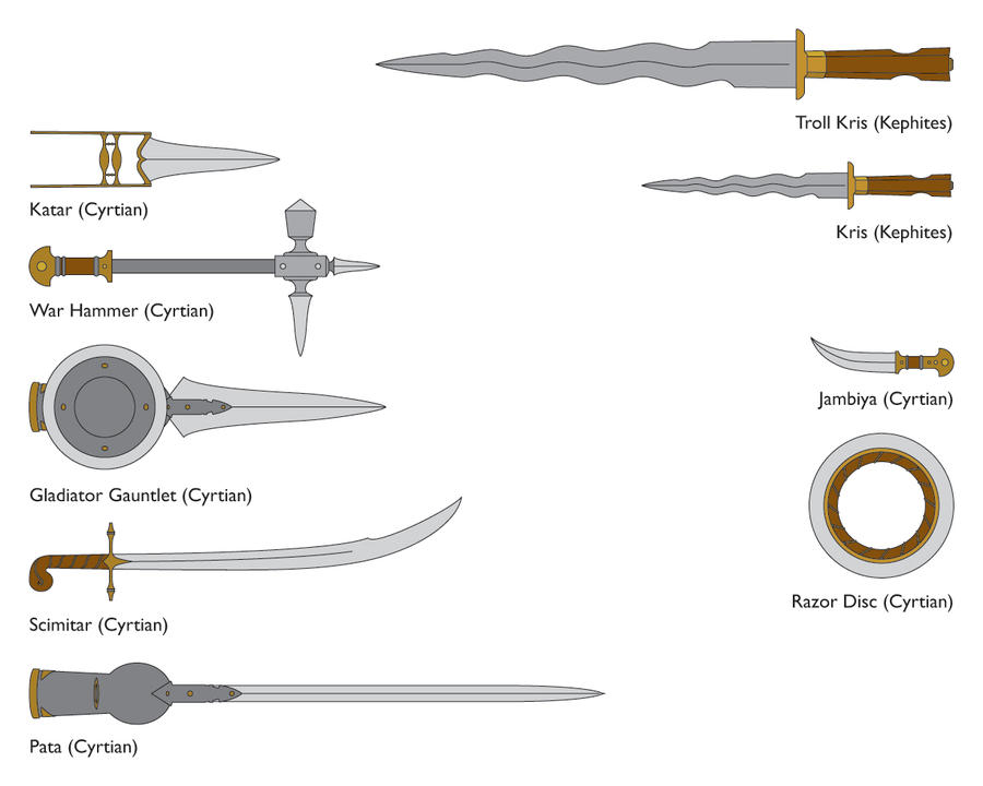 RPG Weapon Designs 3 by MunkenDronkey on DeviantArt