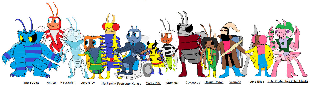 Marvel Insects The X-Mites - Marvel Insect Universe (Part 5) by imdb88 on DeviantArt
