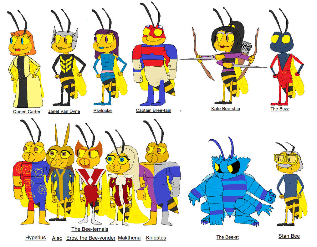 Marvel Insects The Bees Nest - Marvel Insect Universe (Part 6) by imdb88 on DeviantArt