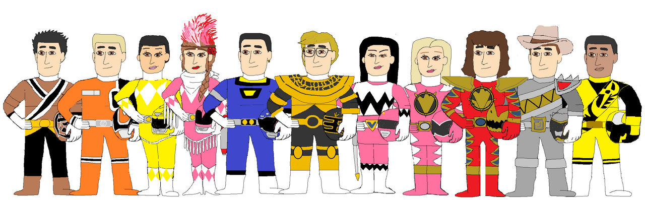 Power Rangers Multiple Power Rangers of the Multiverse by imdb88 on DeviantArt