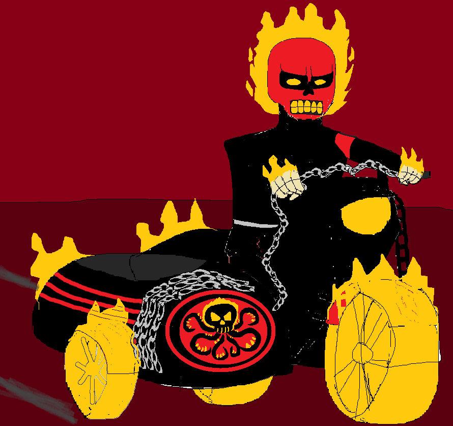 Red Skull Rider by imdb88 on DeviantArt