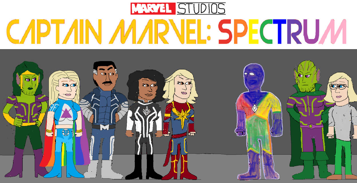Captain Marvel: Spectrum by imdb88 on DeviantArt