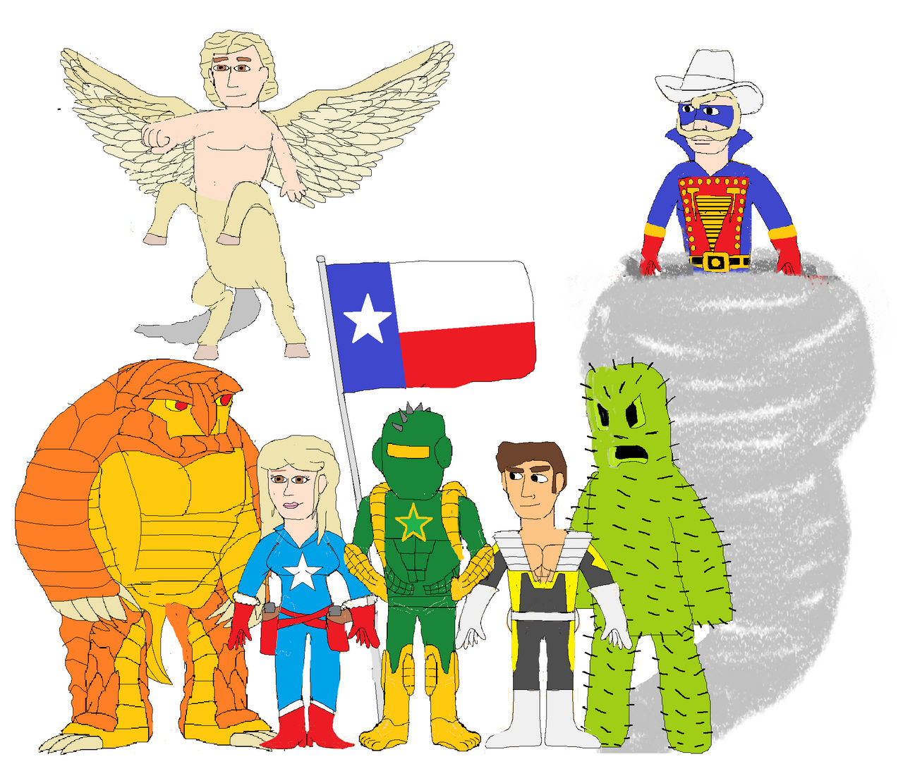 Marvel Texas Rangers by imdb88 on DeviantArt