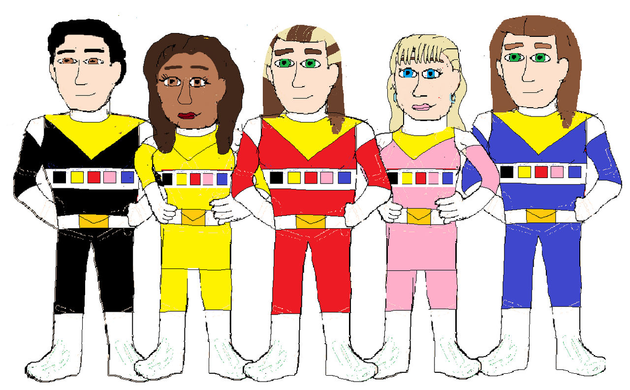 Space Rangers Deviantart Power Rangers in Space (First Turbo Rangers) by imdb88 on DeviantArt
