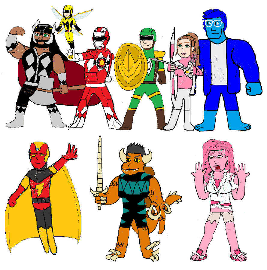 Avengers vs Power Rangers by imdb88 on DeviantArt