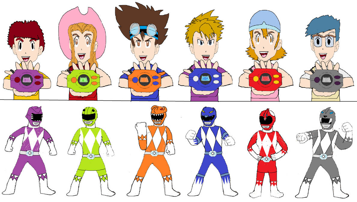 Digimon Power Rangers by imdb88 on DeviantArt