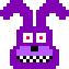 Bonnie The Bunny Head pixel icon