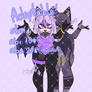 ADOPTABLE CLOSED- PURPLE BAT