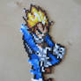 Vegeta Perler beads