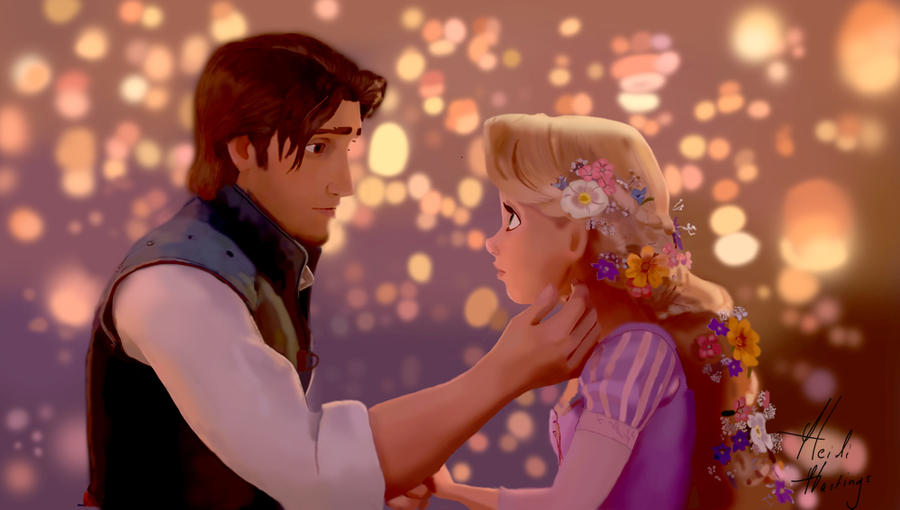 My Tangled Photoshop Painting