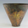 Gilded Walnut Vase