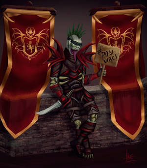 Undead Rogue [WoW Commission] - Guild Crest Design