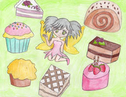 Fairy Among the Pastries