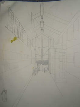 One-Point Perspective-Corridor