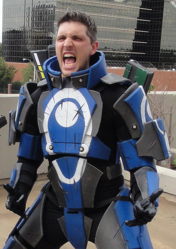 Blue Suns Mercenary Armor - Mass Effect