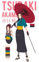Tsubaki Akame by tsurugami
