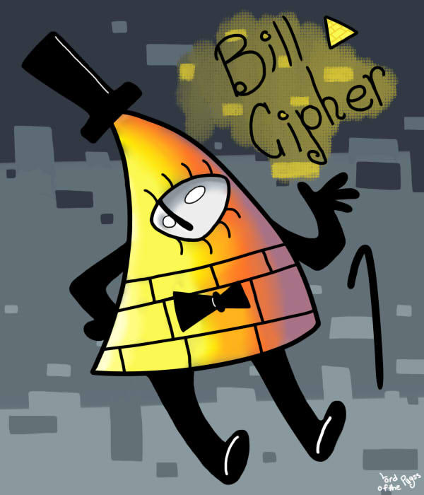 Gravity Falls Fanart~ Bill Cipher by Kouuji on DeviantArt