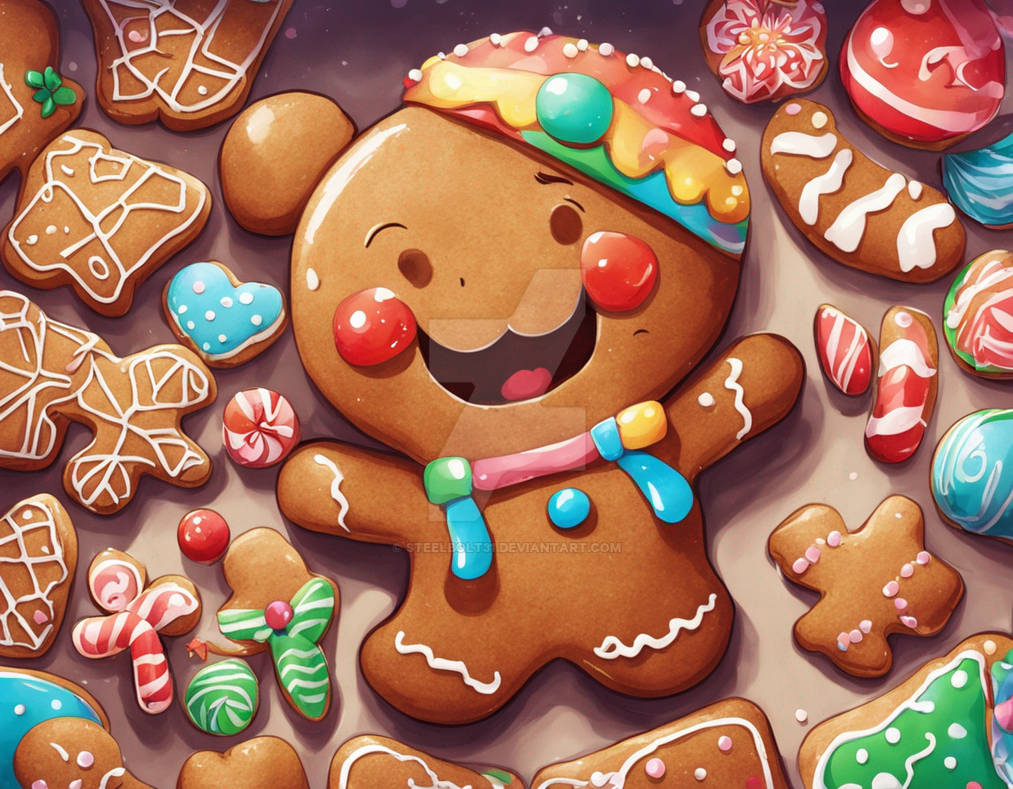 Adoptable Gingerbread Man 4 by Naughty-Nice-Designs on DeviantArt