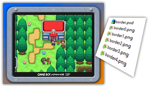 Pokemon Fall Border Pokemon Order and Chaos Screen Borders by Rayquaza-dot on DeviantArt