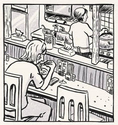 Panel from upcoming comic