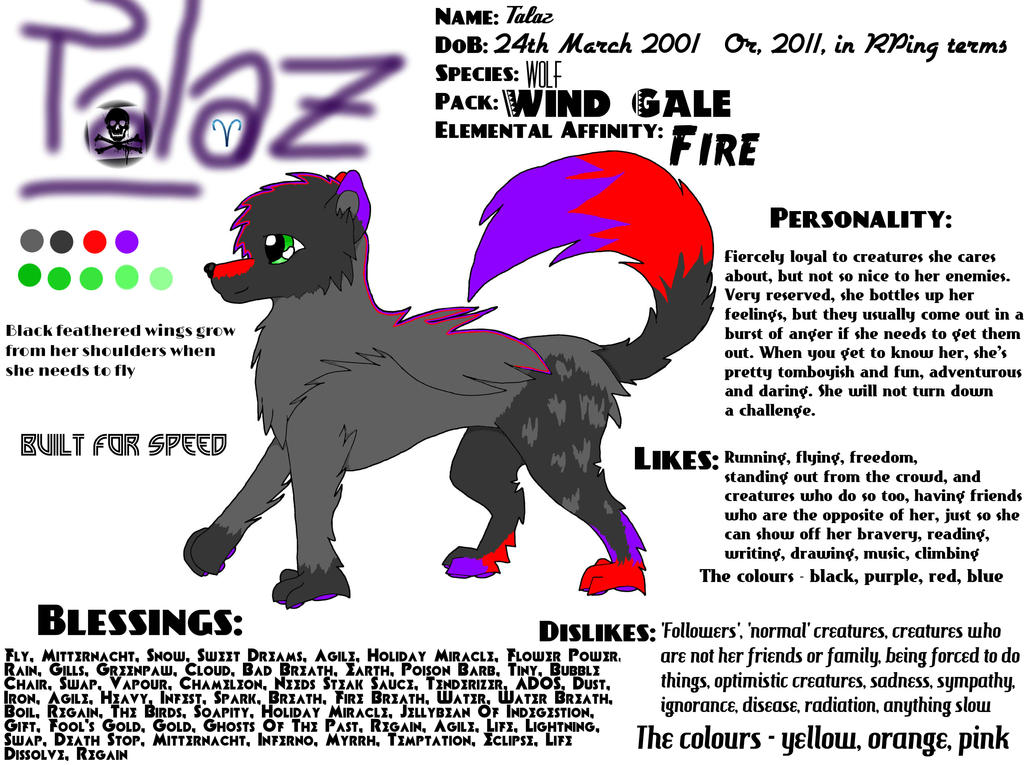Talaz Talaz Reference 2013 by r41nb0w-cat on DeviantArt