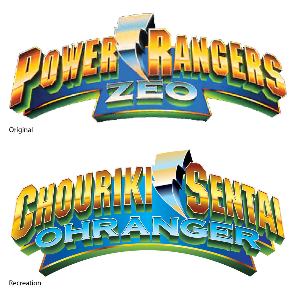 Ohranger logo, Zeo style by TRice01 on DeviantArt