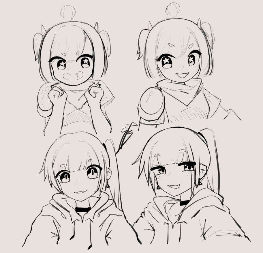 some RR! Swap sketches by GrabThatBread on DeviantArt