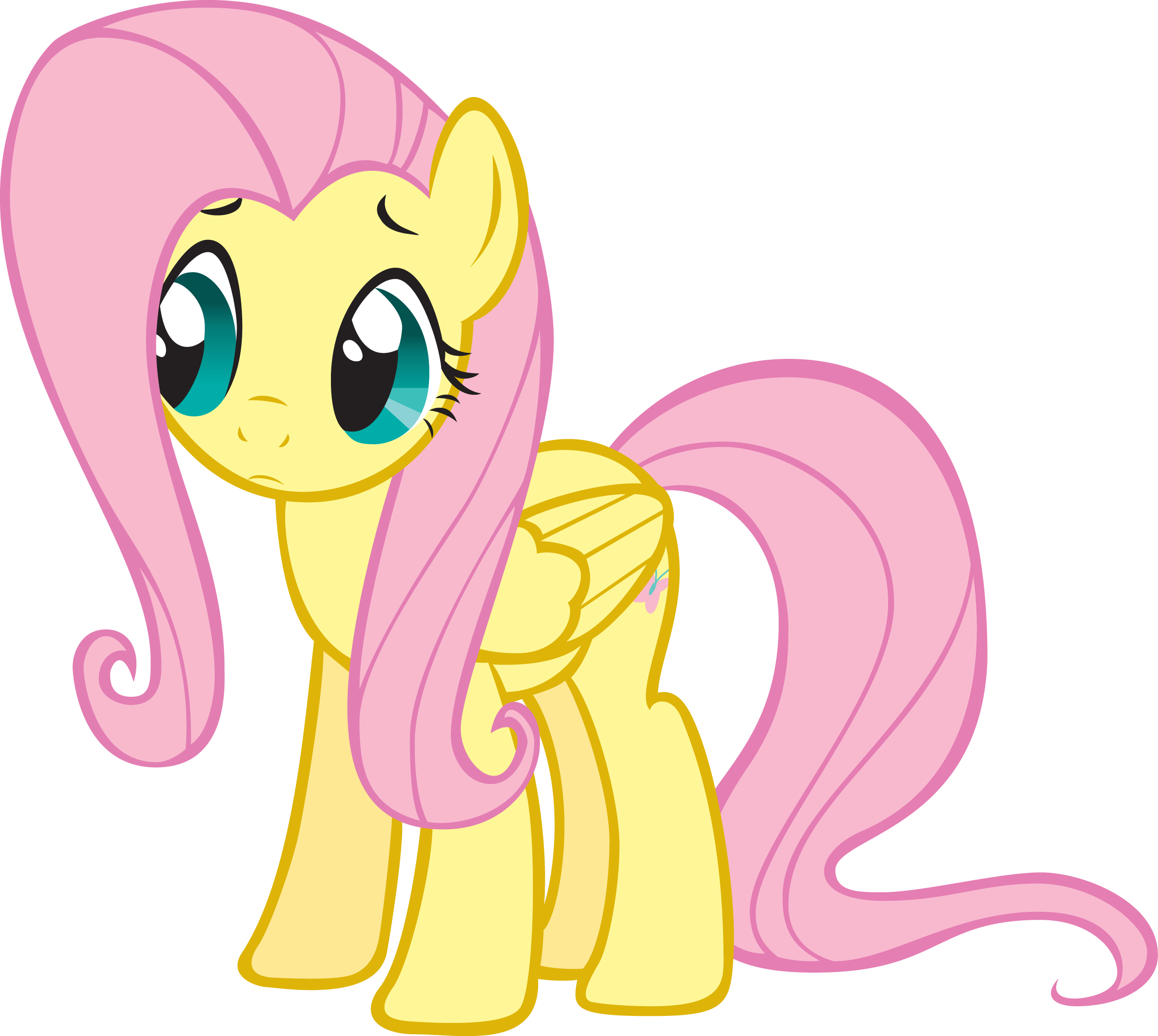 Fluttershy Anime Colored